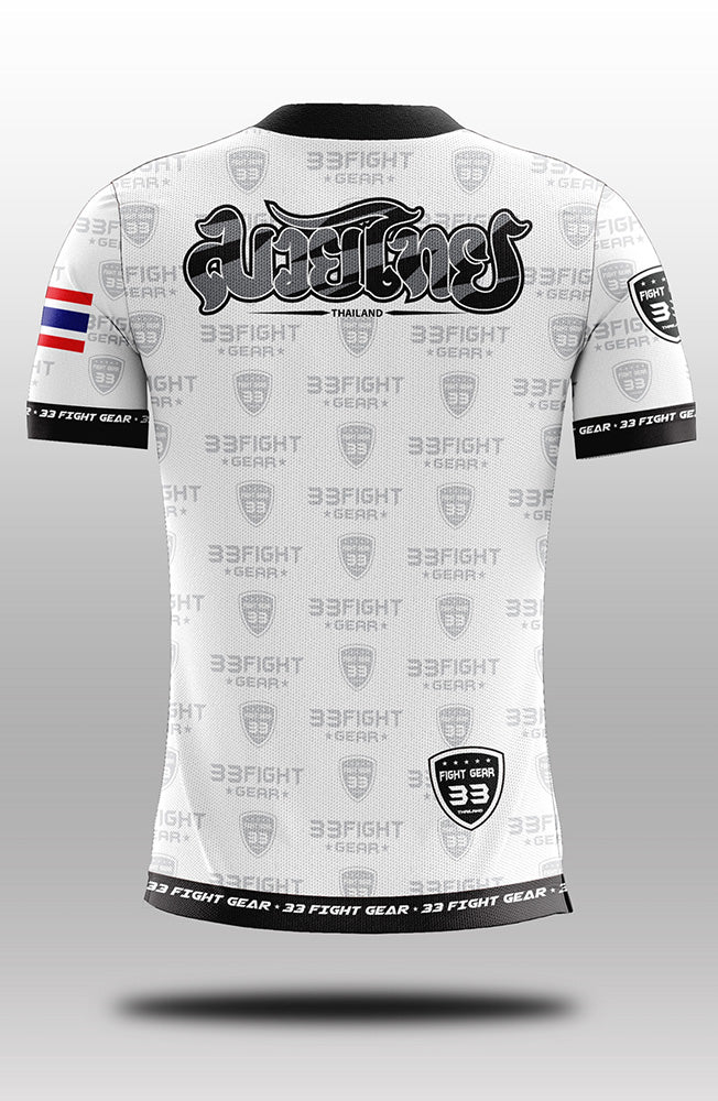 Muay Thai Microfiber T-Shirt 003 White