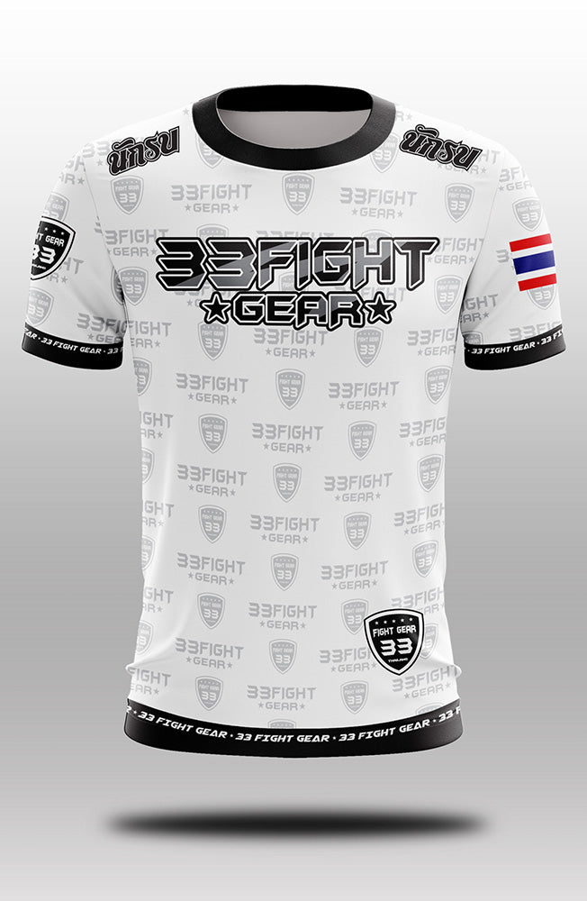 Muay Thai Microfiber T-Shirt 003 White