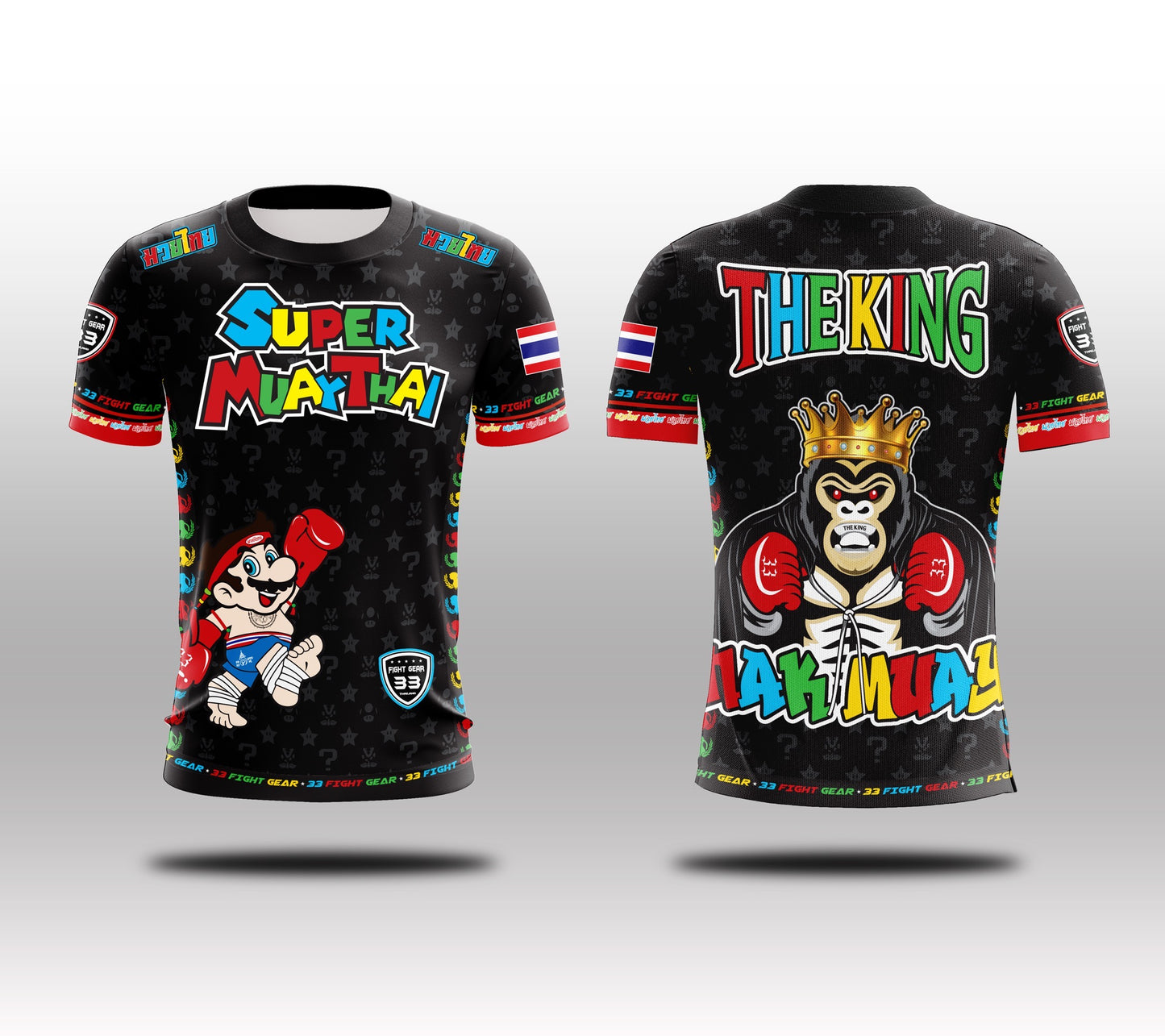 Muay Thai Microfiber T-Shirt 006 Super Muay Thai