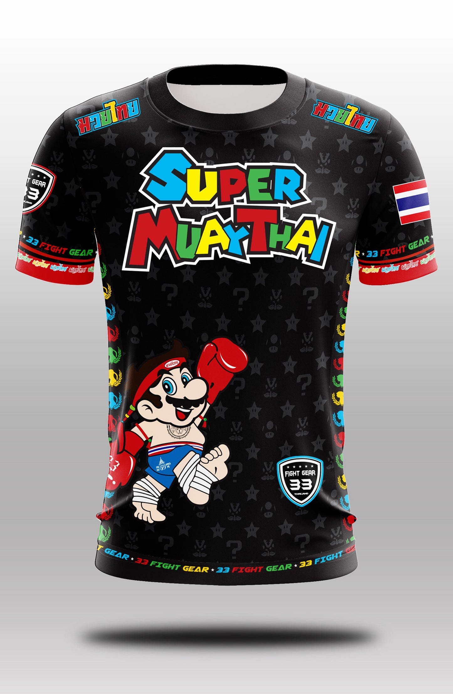 Muay Thai Microfiber T-Shirt 006 Super Muay Thai