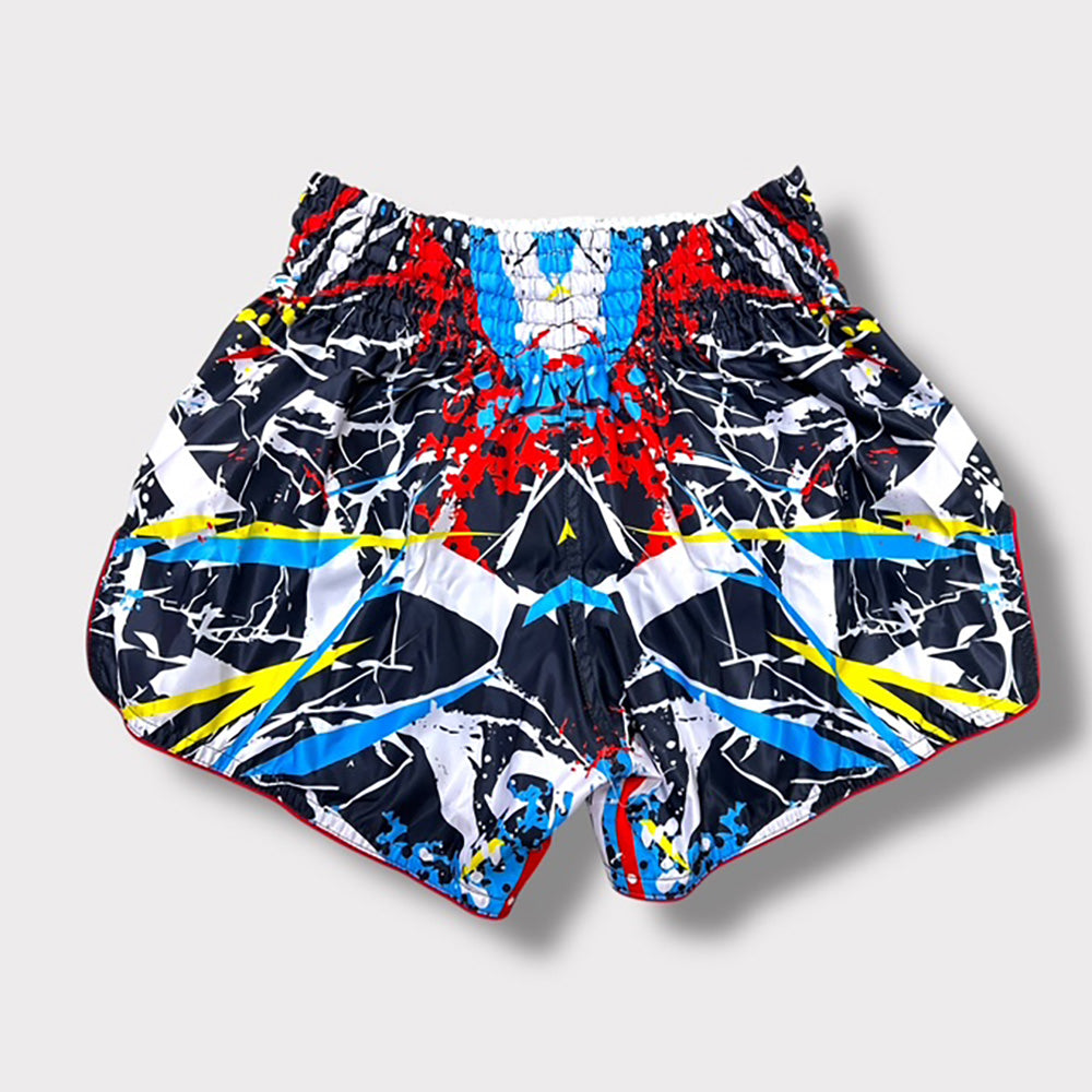 Muay Thai Retro Shorts -MicroFiber Colofull