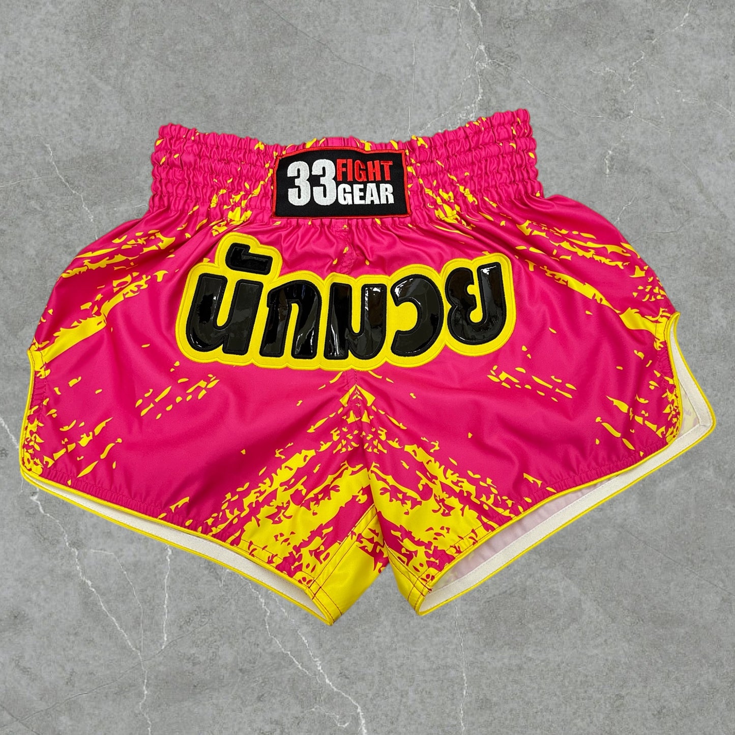Muay Thai Retro Shorts -MicroFiber Pink
