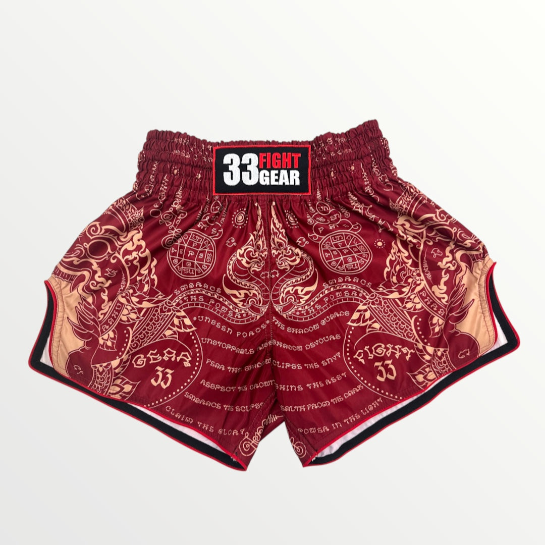Muay Thai Retro Shorts -MicroFiber MS44M