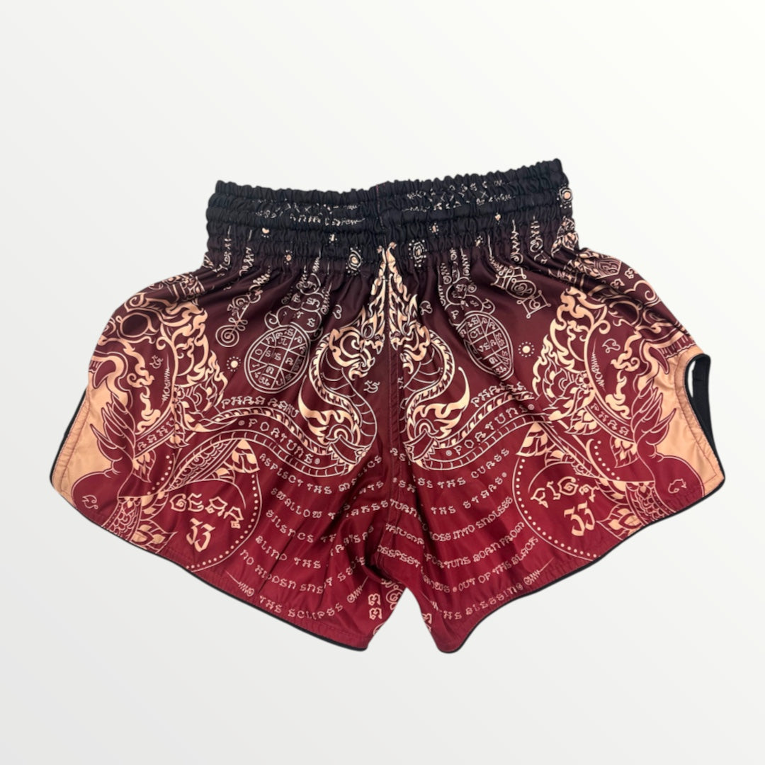 Muay Thai Retro Shorts -MicroFiber MS44