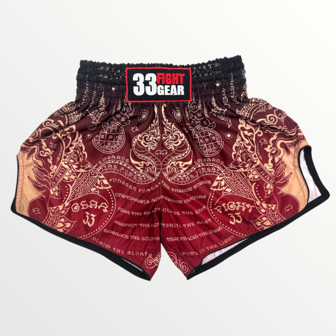 Muay Thai Retro Shorts -MicroFiber MS44