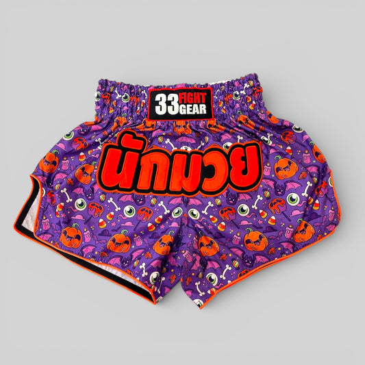 Muay Thai Retro Shorts -MicroFiber Hallowing