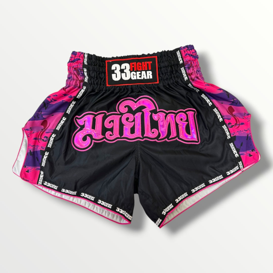 Muay Thai Retro Shorts -MicroFiber MS45